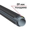 K-FLEX 09x025-1 ST IC CLAD BK - трубка изоляционная (К-ФЛЕКС)