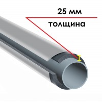 Трубка K-FLEX 25x114-1 ST IC CLAD SR